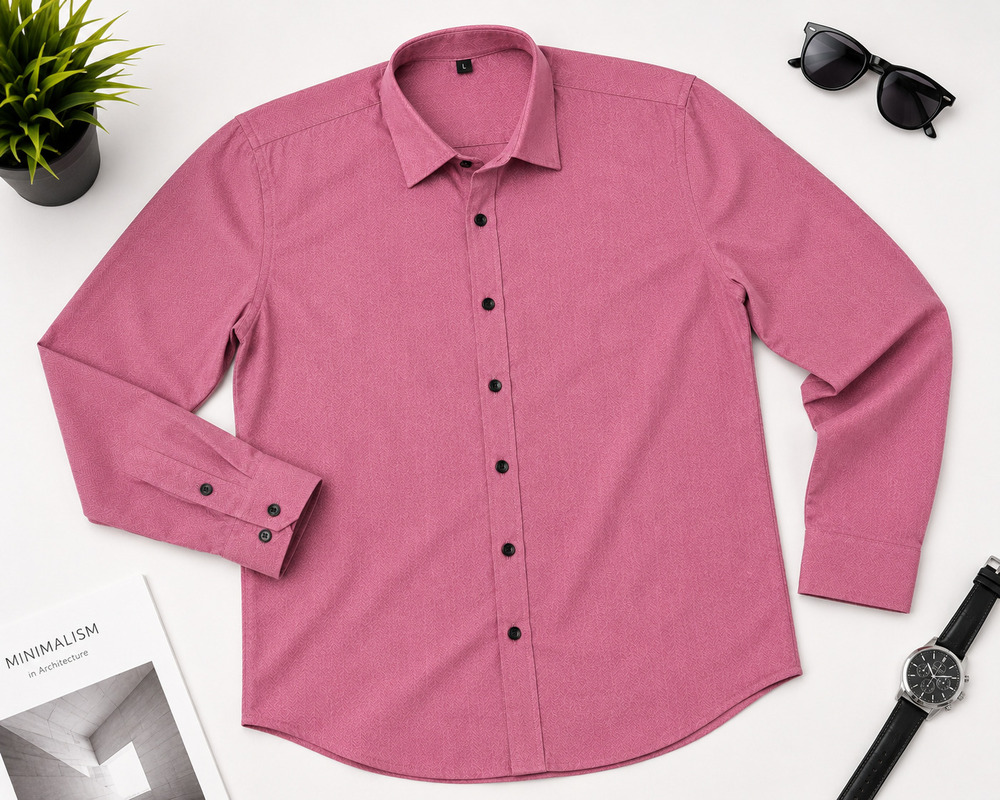 Pink Men Shirt