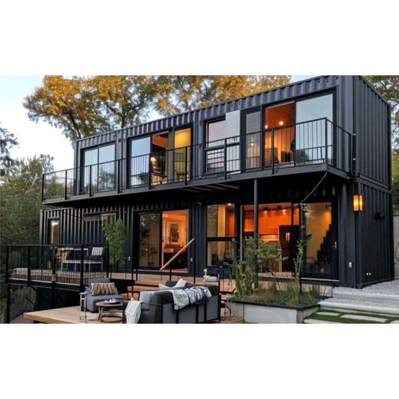 Modern Container House With Outdoor Deck