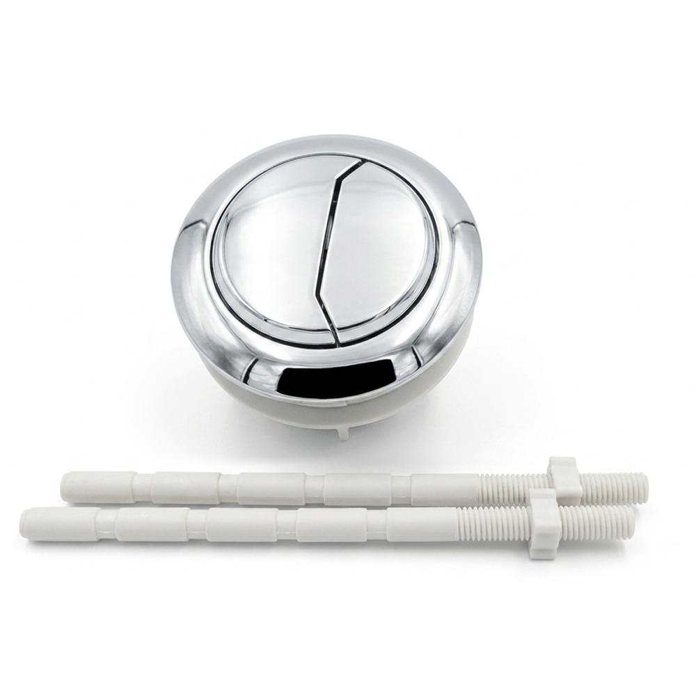 one piece toilet push button, 58mm toilet button for Flush, Round Push Button For Western Toilet