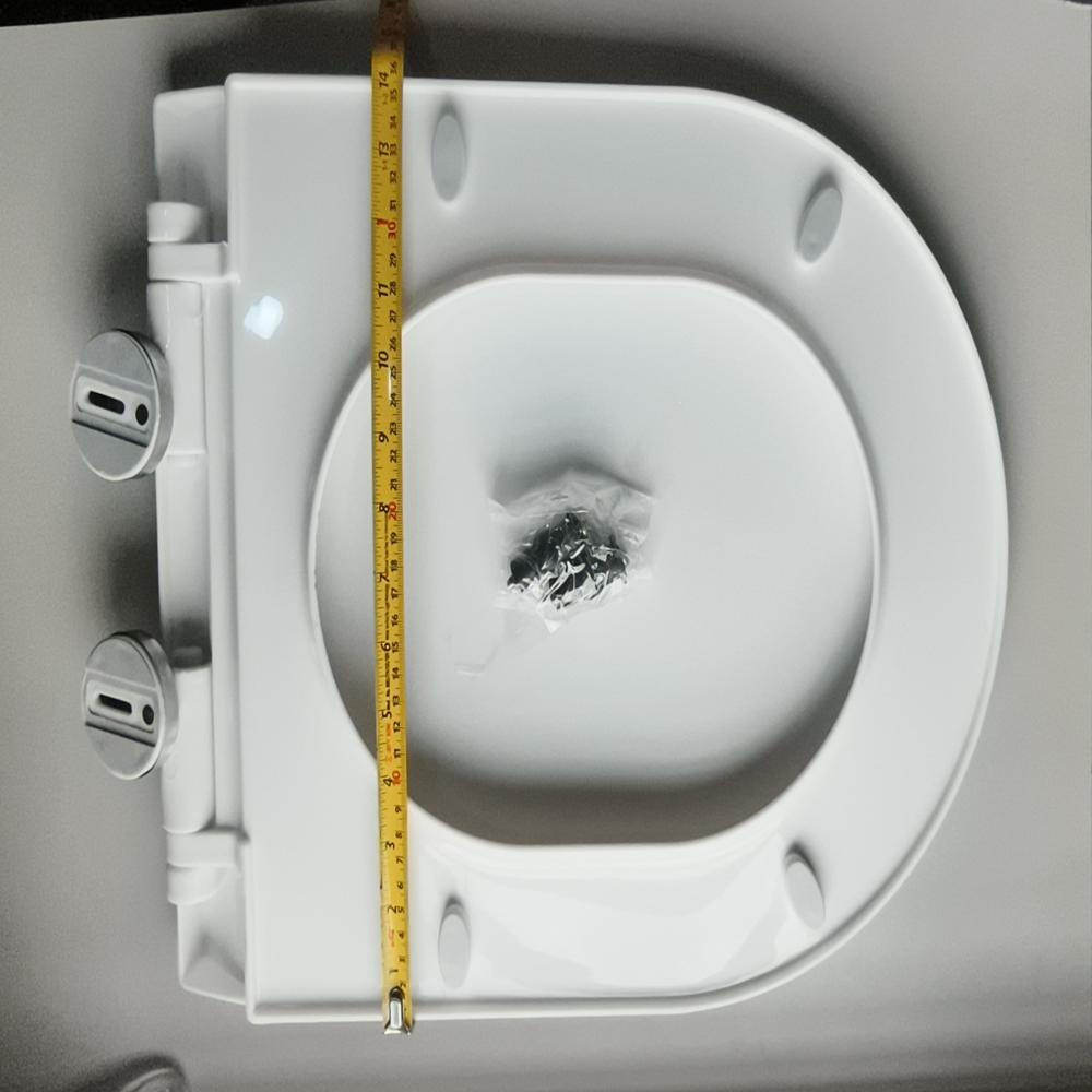 740 slim QQ hinges Seat cover, Big Round D Shape Seat cover, Round shape slim toilet QQ seat cover