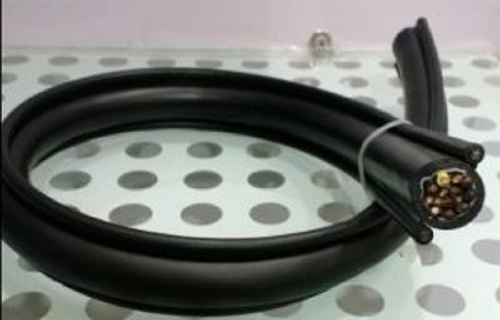 Pendant Crane Cable - EPR, 150m Height, Black | Flexible for Cranes, Dual Steel Rope Support, Low Maintenance, Easy Installation