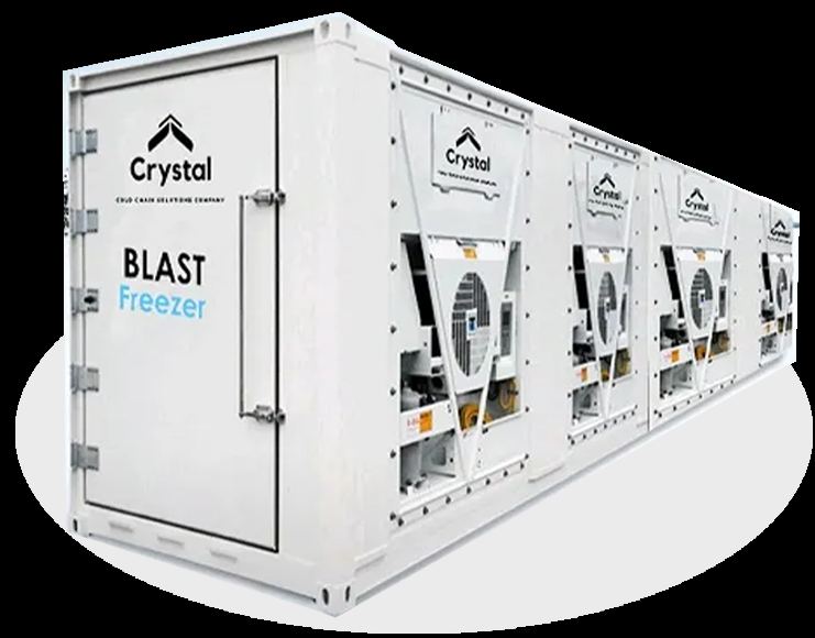 40 Ft Brand New Blast Freezer Container | -40 Degree C Rapid Freezing for Meat, Seafood & Food Processing