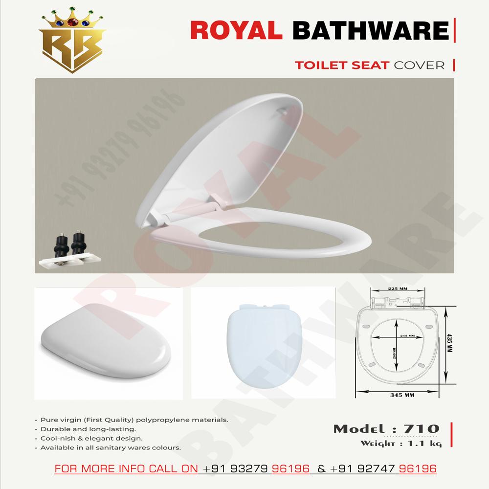 710 model pp seat cover, Elongated Shape Design Plastic toilet seat cover