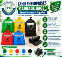 Red Biohazard Waste Bag