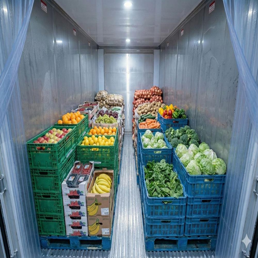 10 Ft Refurbished Reefer Container for Fruits & Vegetable Storage | Mobile Cold Storage Unit