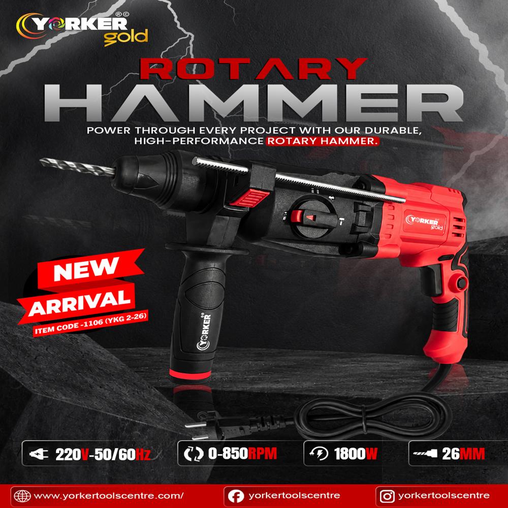 YKG 2-26 (1800W Yorker Gold Rotary (Hammer)