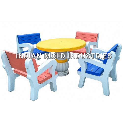 BC017 Hand Rest Interlock Chair Table Set Mould