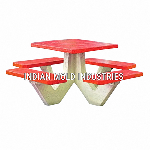 BC019 Square Table With Chair Mould