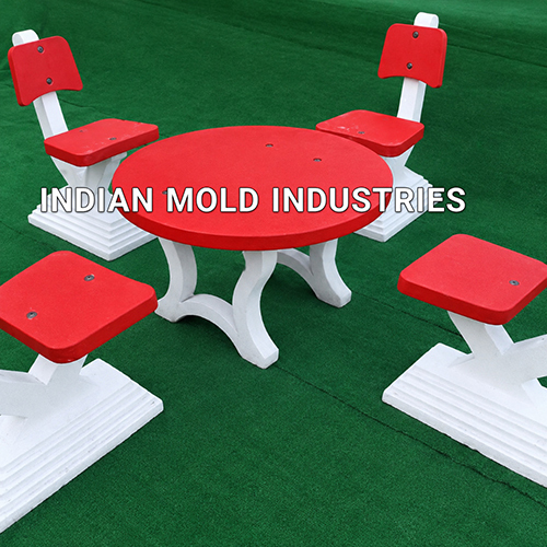 BC002 4 Chair Center Table Set Mould