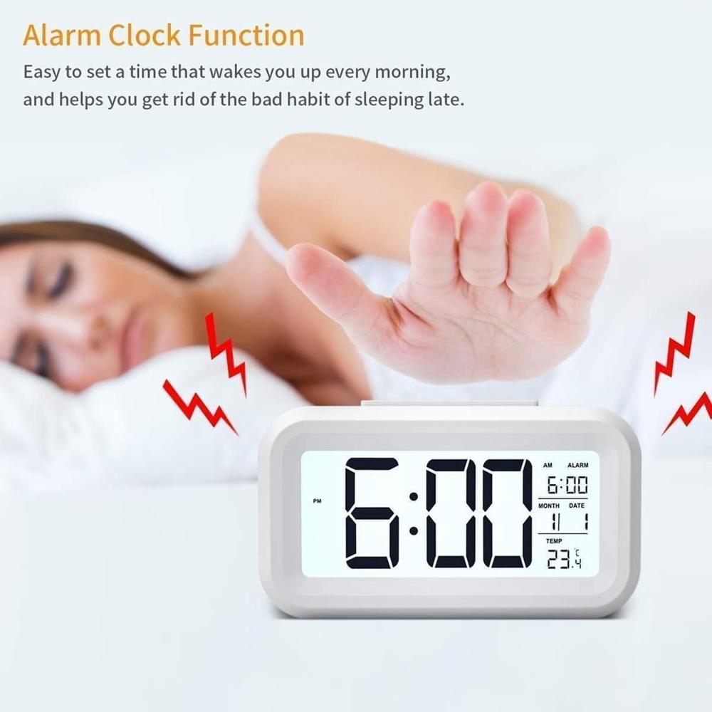 Digital Alaram Clock - Battery Life: Battery Powered Days