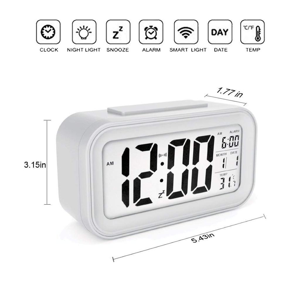 Digital Alaram Clock - Battery Life: Battery Powered Days