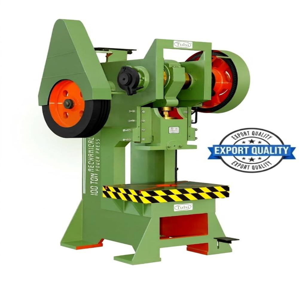 Power Press Machine Single Action 100 Ton - Color: Green Red