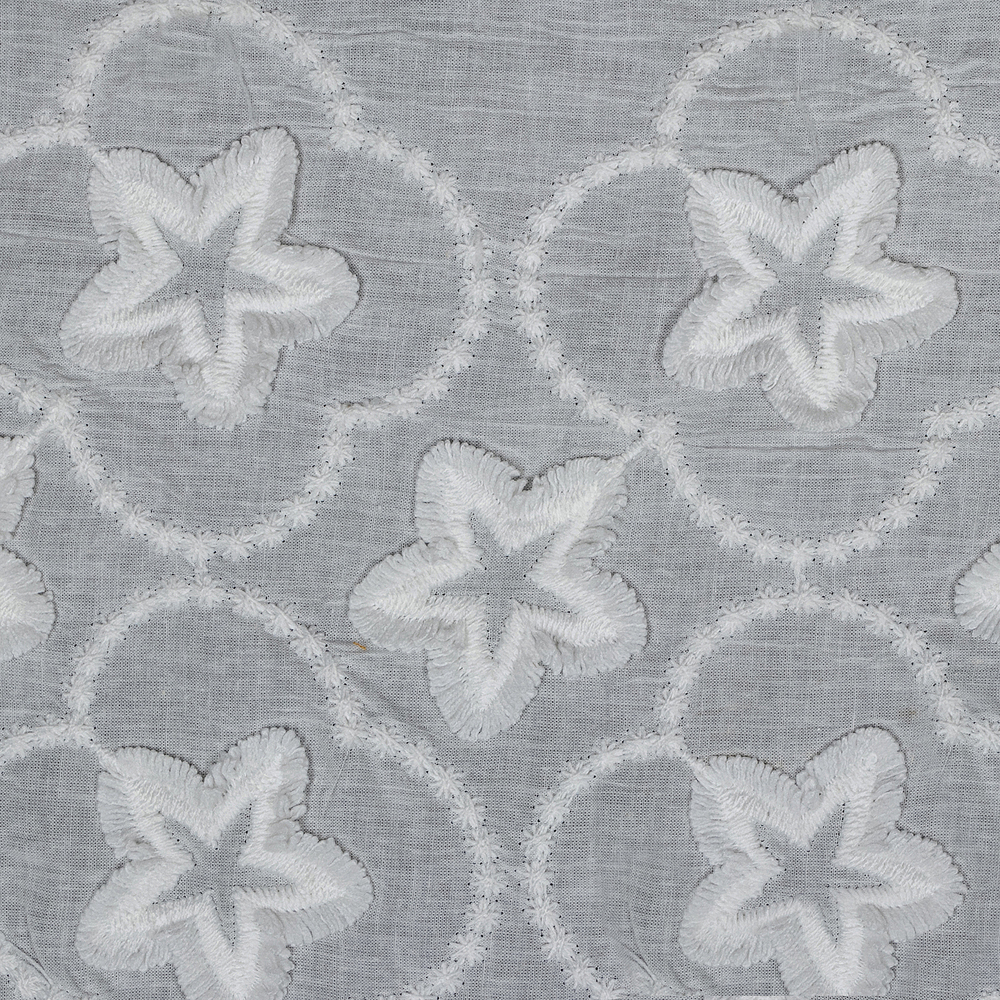 3D Floral Embroidered Net Laces