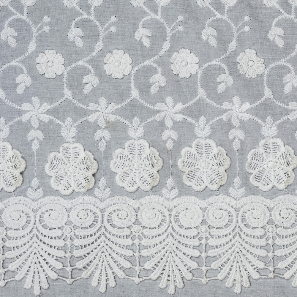 3D Velvet Floral Applique Laces