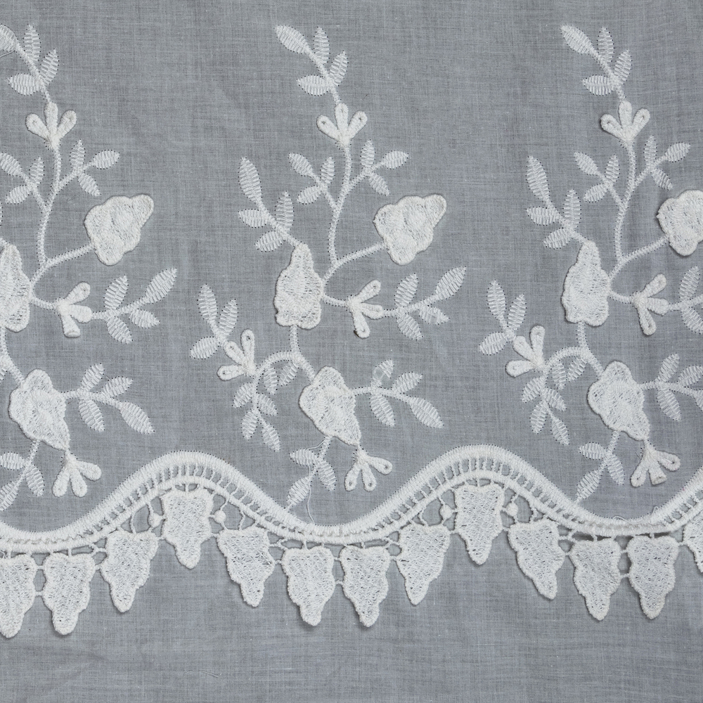3d Leaf Pattern Embroidered Laces