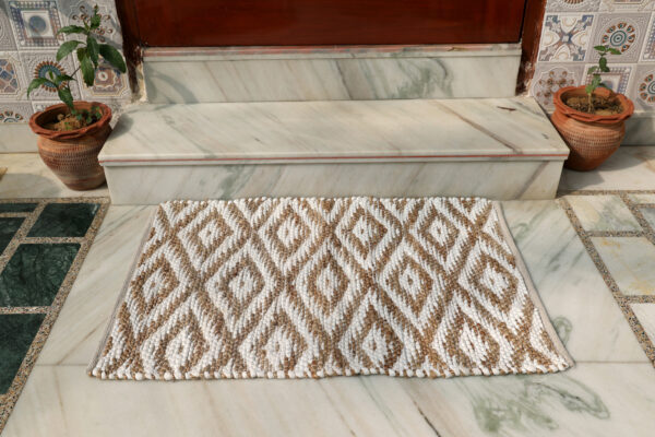 Unique Jute Chindi Doormat