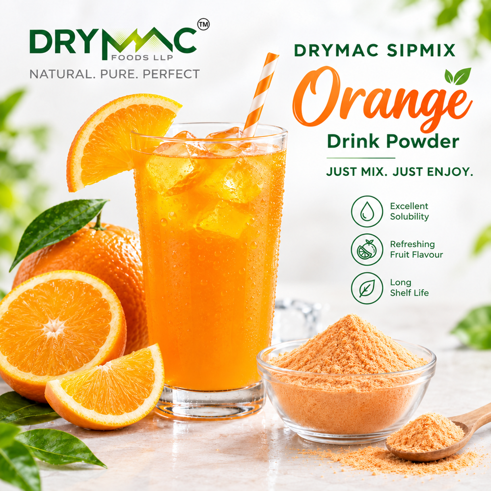 Instant Orange Drink Powder