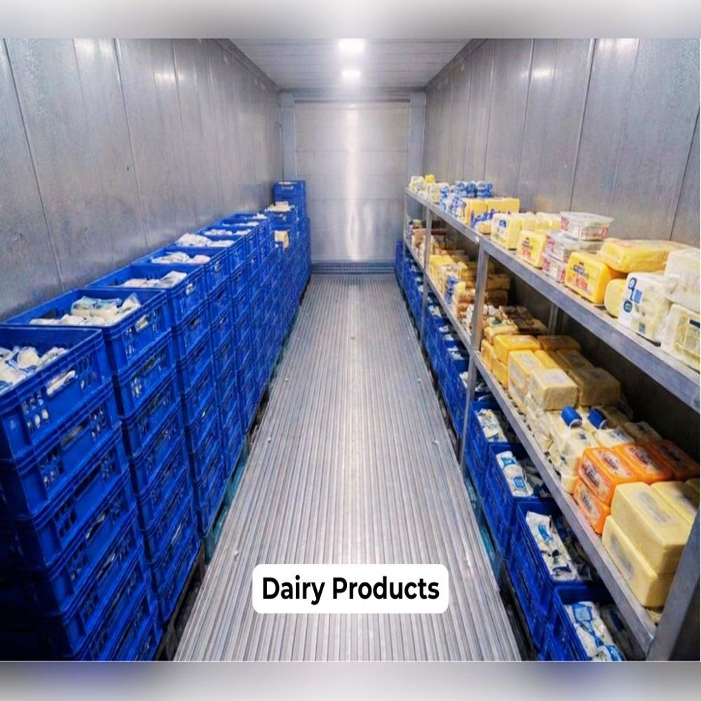 20 Ft Reefer Container for Dairy & Milk Storage | +2 to +4 Degree C Cold Storage for Milk, Paneer & Curd