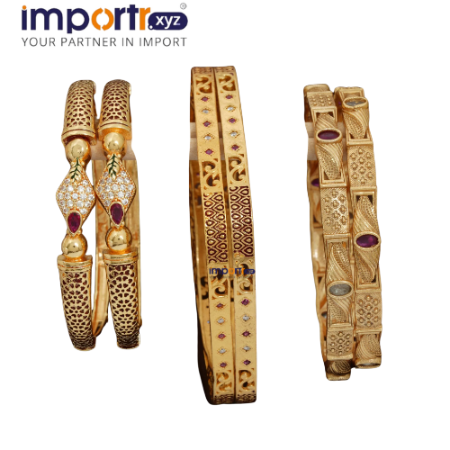Bangles Set - Material: Alloy / Plastic / Glass / Metal