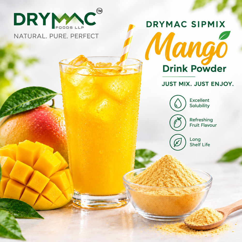 Instant Mango Drink Powder - Color: Orange