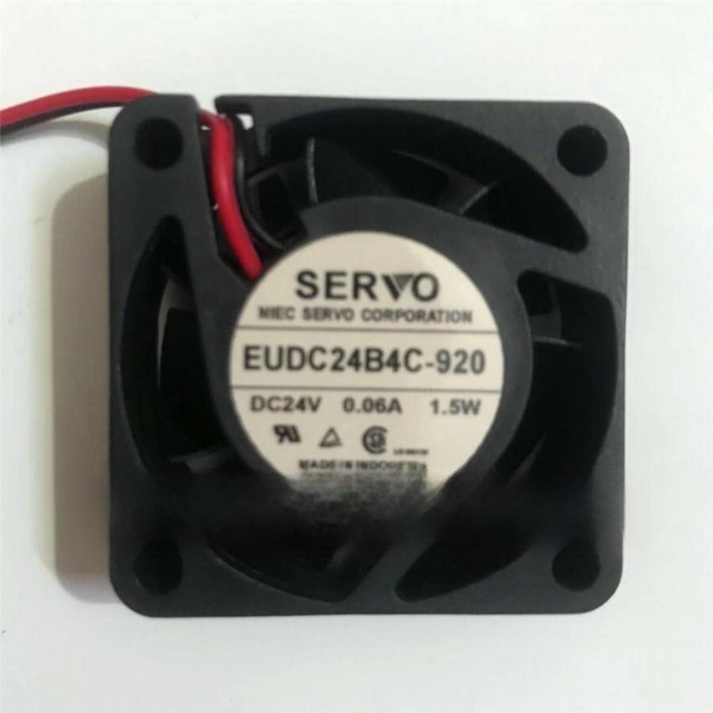 Servo Eudc24B4C-920 24V Dc 1.5W 0.06A 4013Mm Ball Bearing Industrial Axial Cooling Fan - Blade Material: Plastic