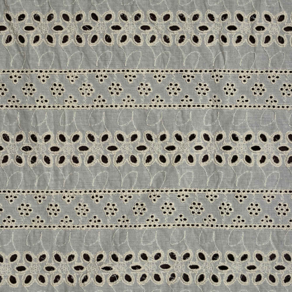 Cotton Pleated Border Laces