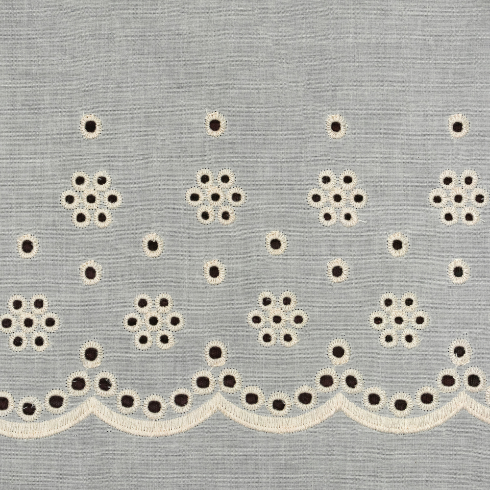 Cotton Hemline Border Laces