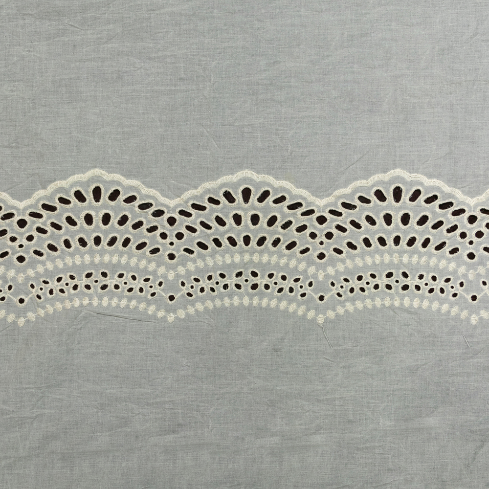 Cotton Eyelet Embroidery Fabric Laces