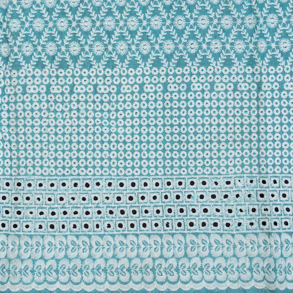 Cotton Printed Border Laces