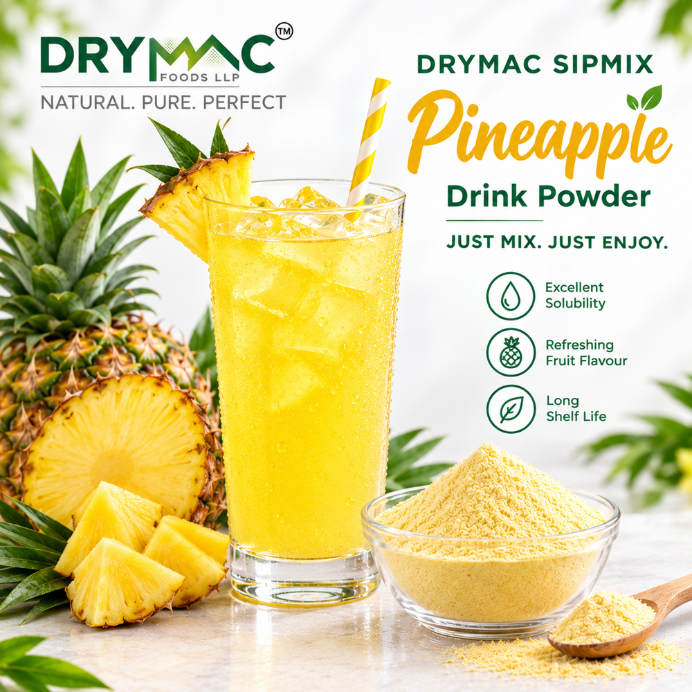 Instant Pineapple Drink Powder - Color: Yellow
