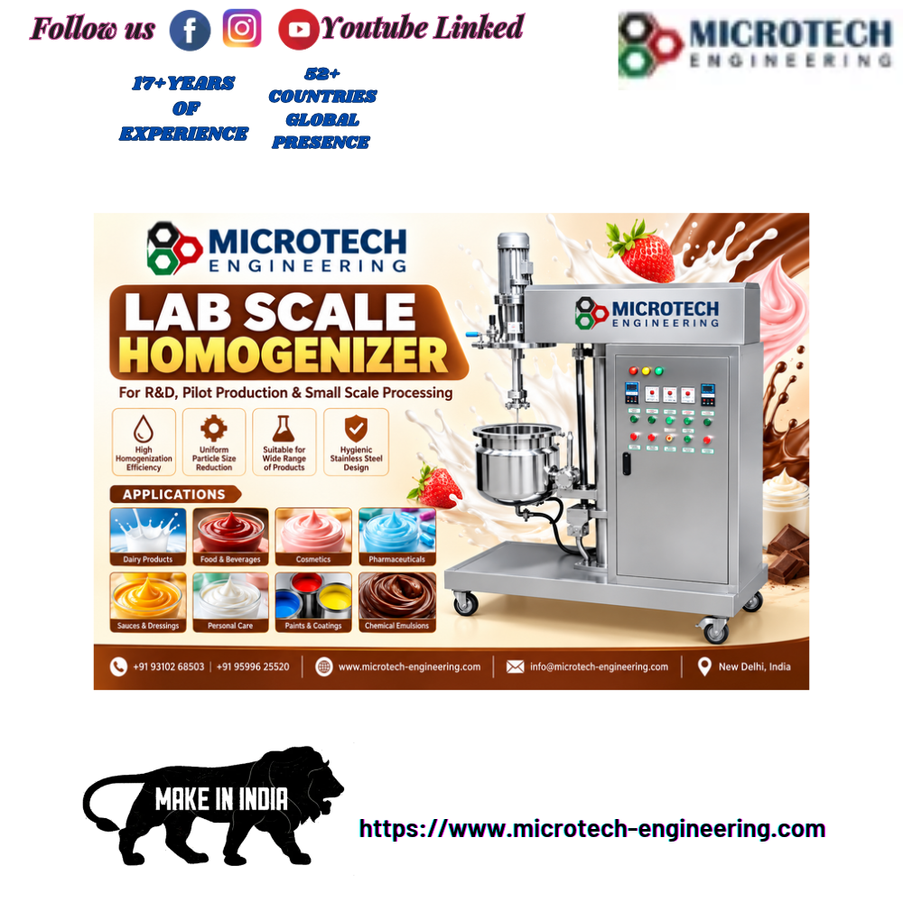 Lab Scale Homogenizer
