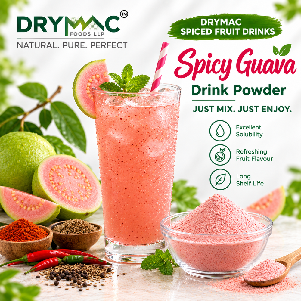 Instant Spicy Guava Drink Powder - Color: Light Pink