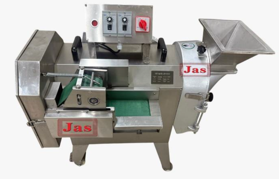 Double-head commercial vegetable cutting machine