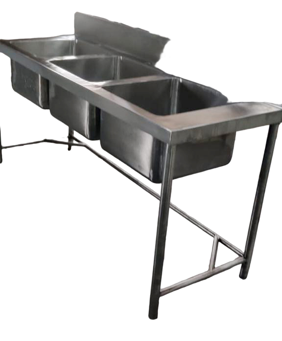 SS 304 Grade 3 Sink Table