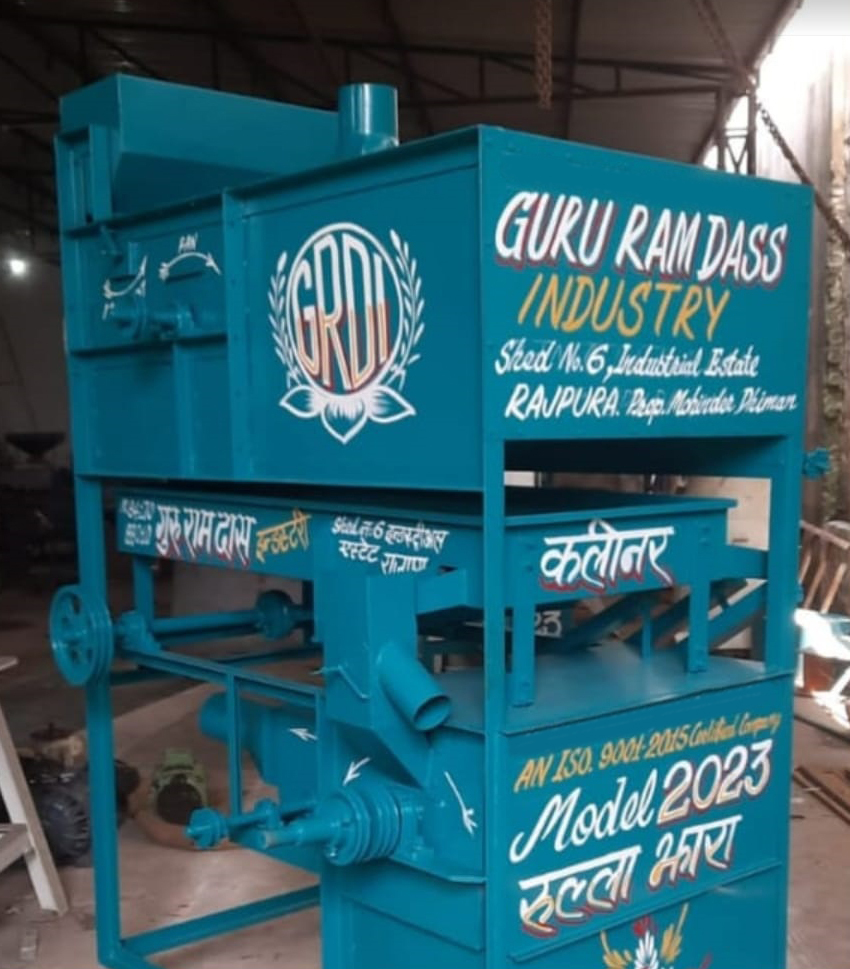 Wheat Cleaner With Emery Roller