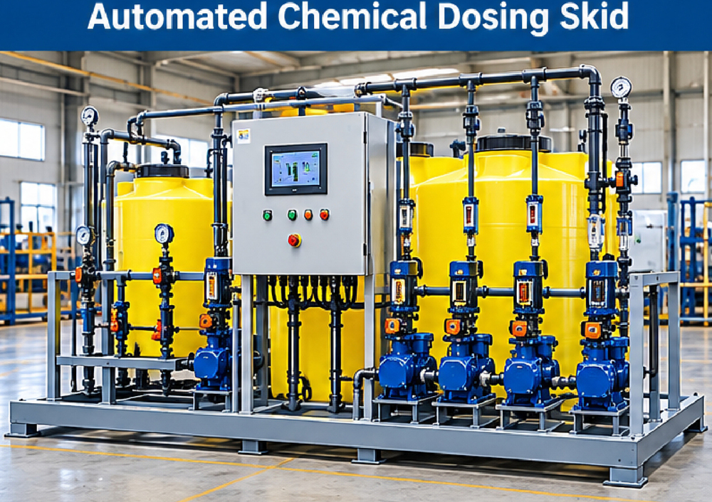 Automated Chemical Dosing Skid