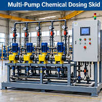 Multi Pump Chemical Dosing Skid