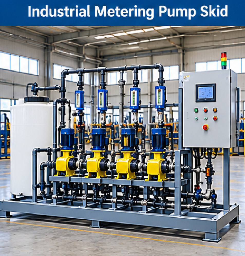 Industrial Metering Pump Skid