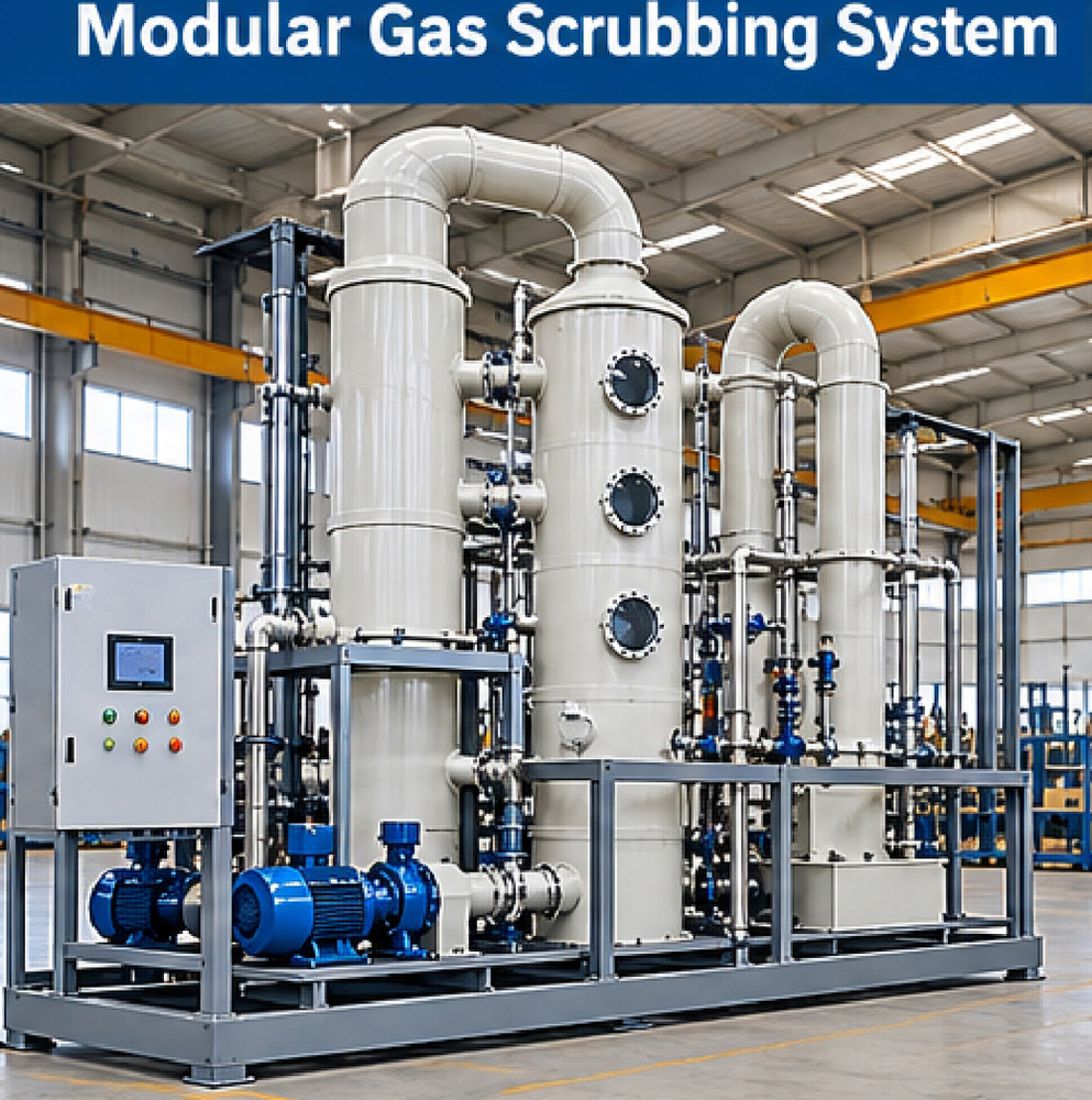 Modular Gas Scrubbing And Enclosure Skid