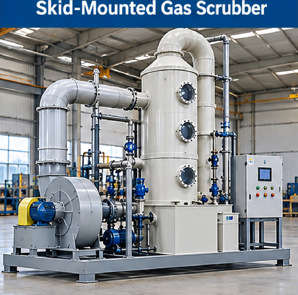 Skid Mounted Gas Scrubber