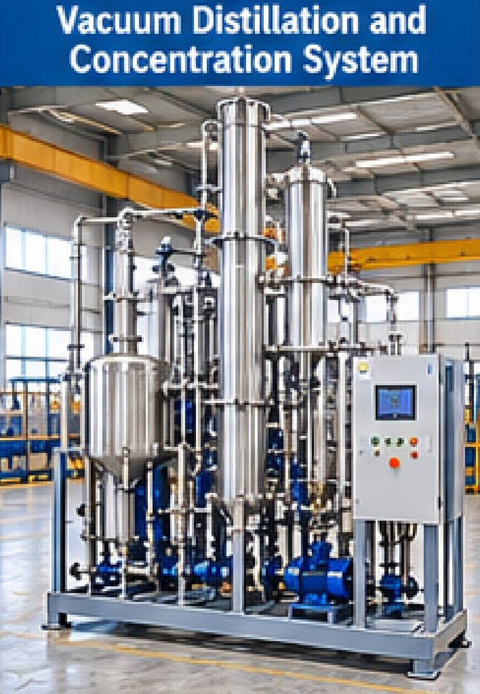 Vacuum Distillation and Concentration System