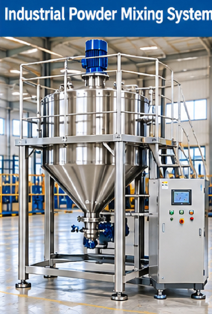 Industrial Powder Mixing System