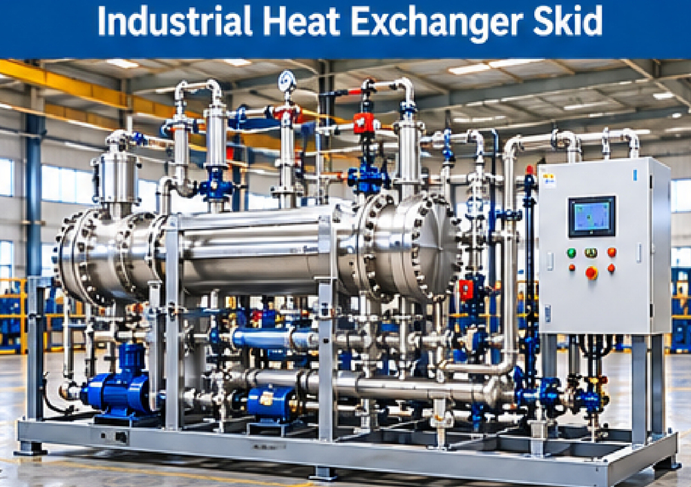 Industrial Heat Exchanger Skid