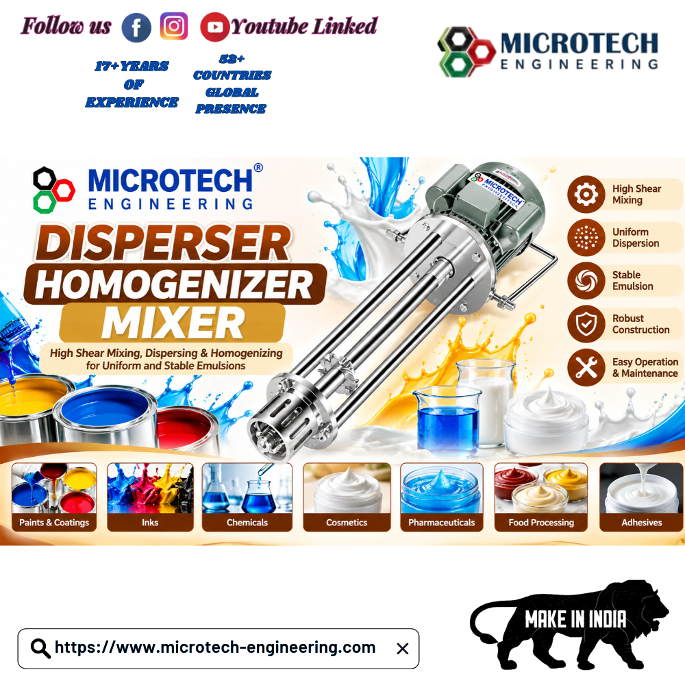 Disperser Homogenizer Mixer