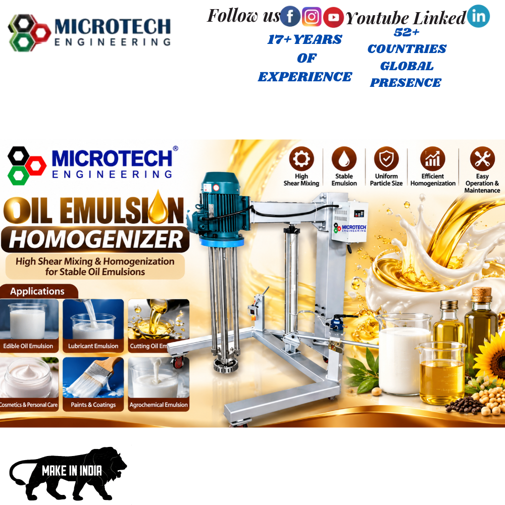 Oil Emulsion Homogenizer