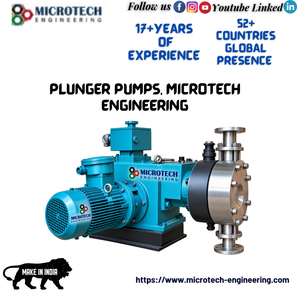 Plunger Pumps, Microtech Engineering