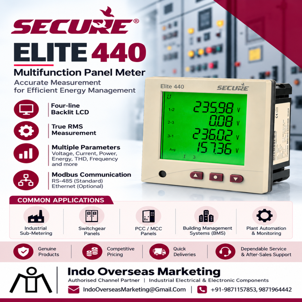 SECURE - ELITE 440 Multi-Function Panel Meter