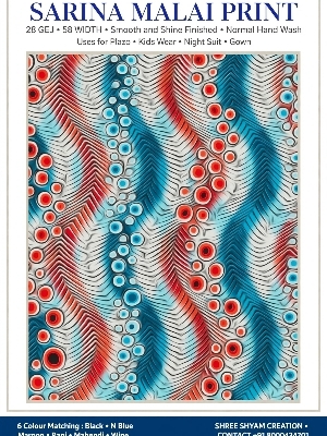Sarina malai printed fabric