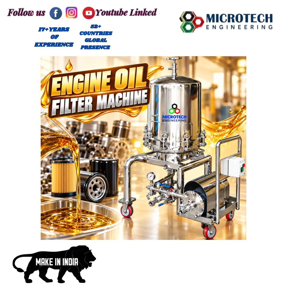 Engine Oil Filter Machine