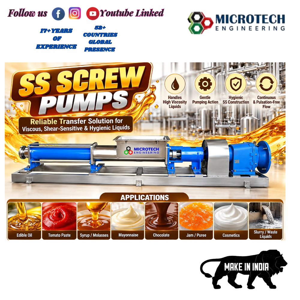 SS Screw Pumps